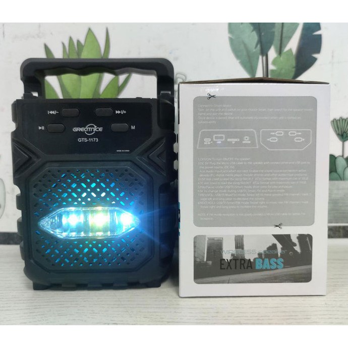 قیمت و خرید اسپیکر بلوتوثی قابل حمل مدل GTS-1173