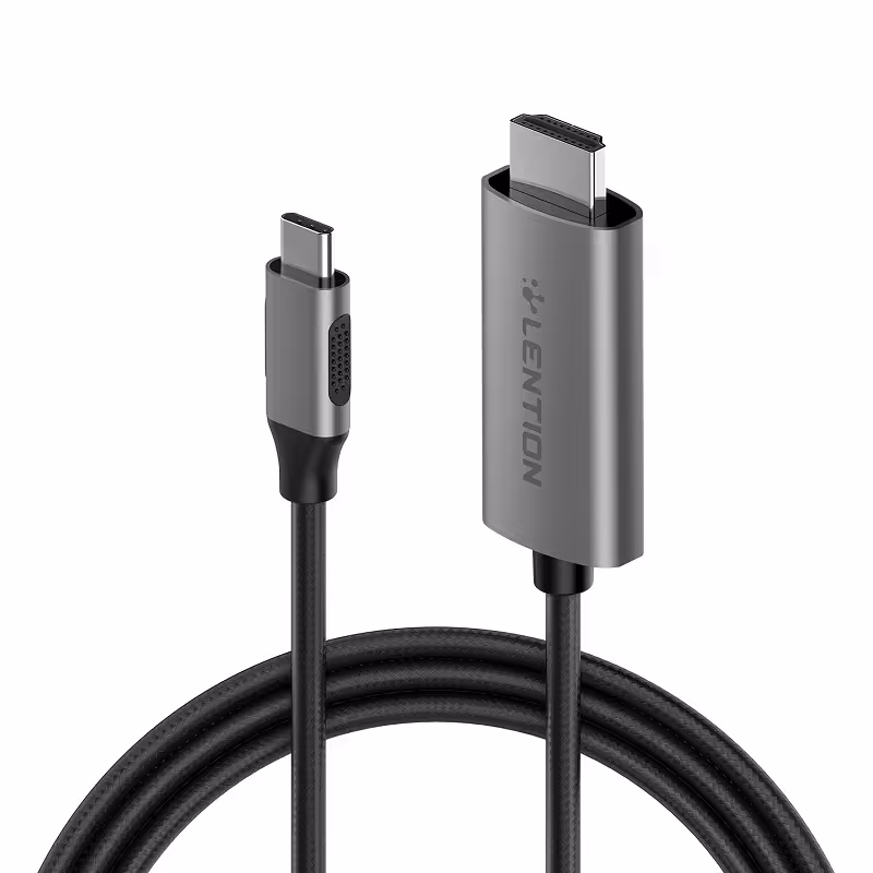 کابل تبدیل USB-C به HDMI لنشن CU707 طول 1.8متر