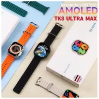 ساعت هوشمند طرح اپل واچ اولترا مدل TK8 ULTRA MAX با صفحه AMOLED ارسال رایگان(فروش عمده و تک )