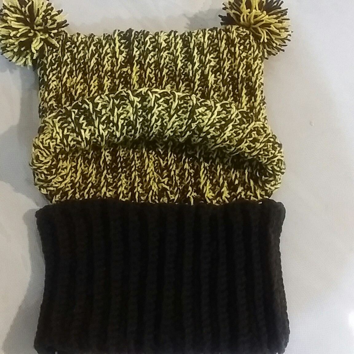 کلاه و شال سرهمی بچه گانه (سفارشی)