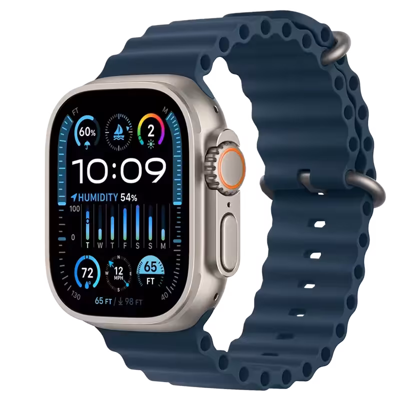 قیمت و خرید اپل واچ Ultra 2 Titanium Case Ocean Band 49mm