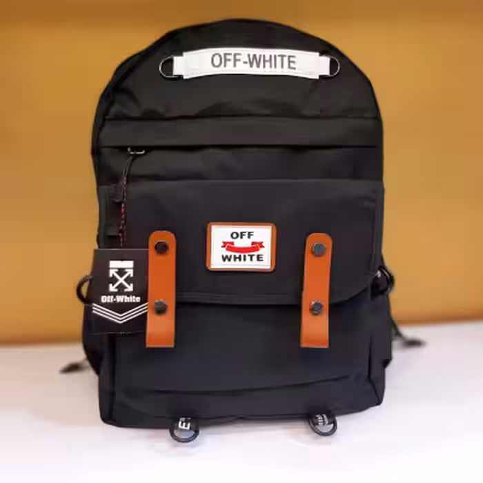 کوله پشتی آف‌وایت مشکی