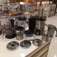 غذاساز کامل و آبمیوه گیری دونالکس DN130(آبمیوه گیری +مخلوط کن +آسیاب +خردکن+غذاساز و رنده برقی)1200W