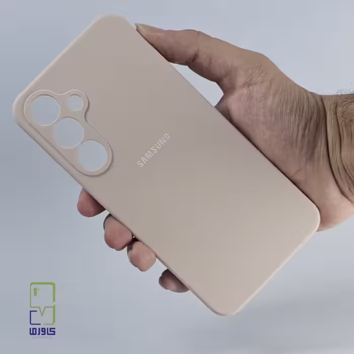 قاب گوشی سامسونگ S24 FE سیلیکونی| خاکی samsung s24 fe
