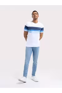 شلوار آبی مردانه ریکاردو متناسب با Loft