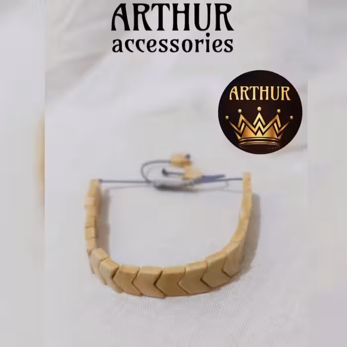 دستبند حدید سرامیکی، ضد حساسیت، رنگ ثابت، سایز متغیر، مردانه و زنانه