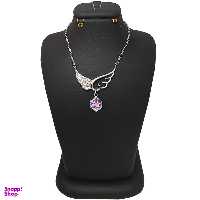 گردنبند نقره زنانه سواروسکی مدل بال فرشته کد 022