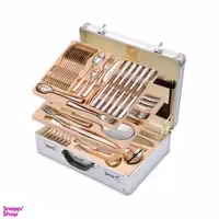 سرویس قاشق و چنگال 142 پارچه جی فی نی مدل 185DA