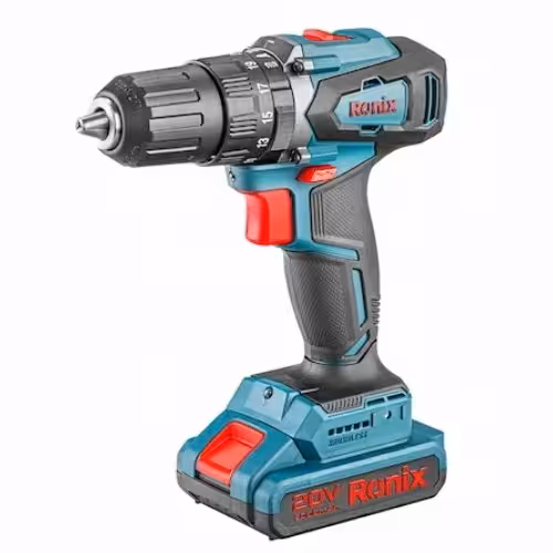 کیت دریل شارژی 20 ولت موتور براش لس Ronix مدل 8900k ا 20 volt cordless drill kit for Ronix 8900k brushless motor


