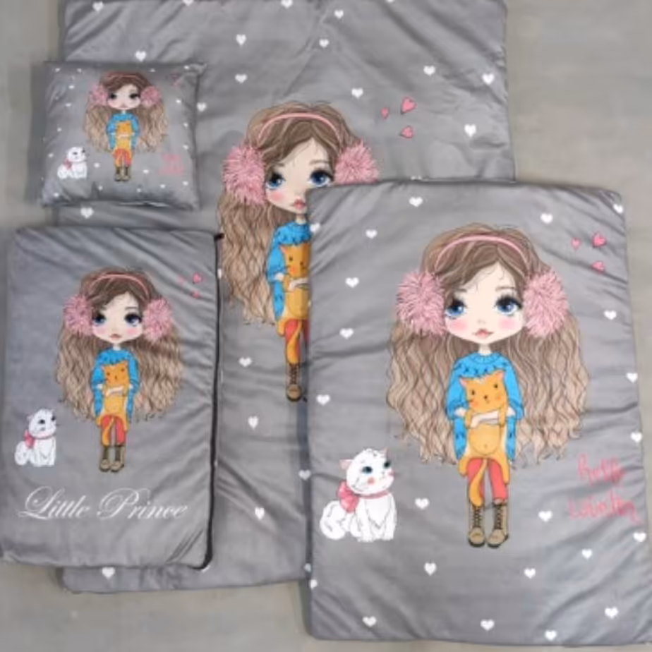 سرویس خواب مخمل نوزادی 4 تیکه