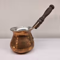 جزوه مسی قهوه جوش ترک دسته چوبی