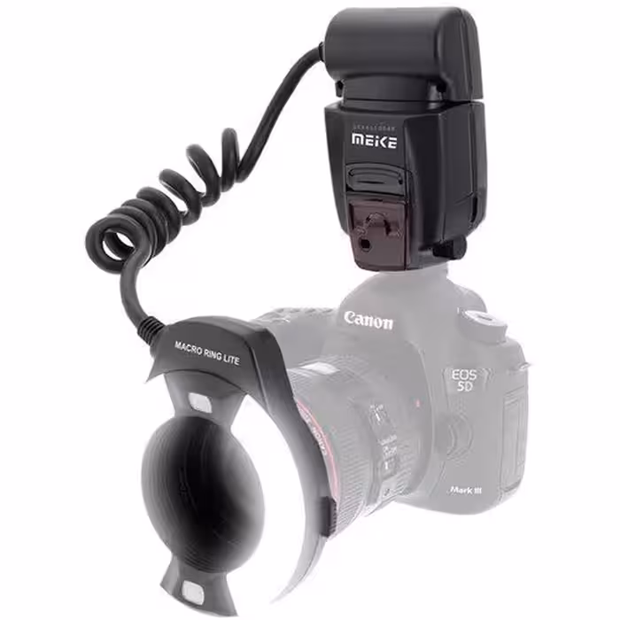 رینگ فلاش میک مخصوص کانن Meike MK-14EXT TTL Macro Ring Flash for Canon