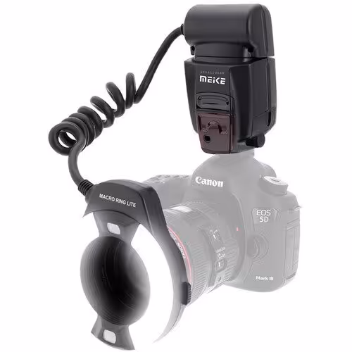 رینگ فلاش میک مخصوص کانن Meike MK-14EXT TTL Macro Ring Flash for Canon