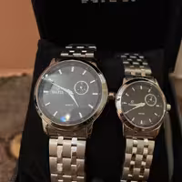 ساعت داتیس دو زمانه ست زنانه و مردانه