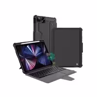 کیف کلاسوری کیبورد دار آیپد نیلکین Bumper Combo Backlit مناسب iPad Pro 13 2024 A2926 / A3007 / A2925
