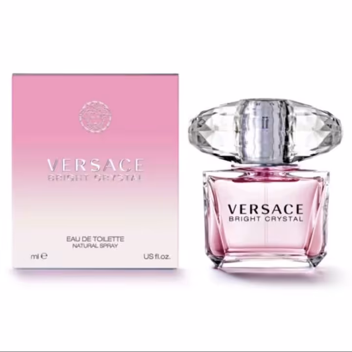 ادکلن ورساچه صورتی برایت کریستال 100 میل versace bright crystal کیفیت عالی عطر