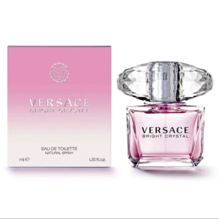 ادکلن ورساچه صورتی برایت کریستال 100 میل versace bright crystal کیفیت عالی عطر