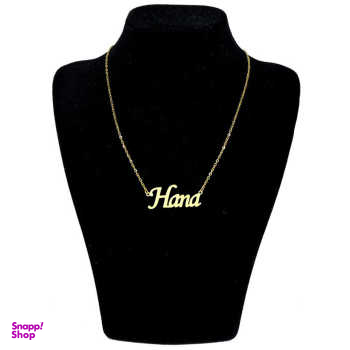 گردنبند نقره طرح حنا کد 001