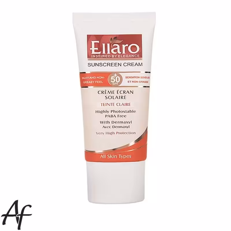 کرم ضد آفتاب رنگی الارو SPF50 مدل Teinte Claire مناسب انواع پوست


