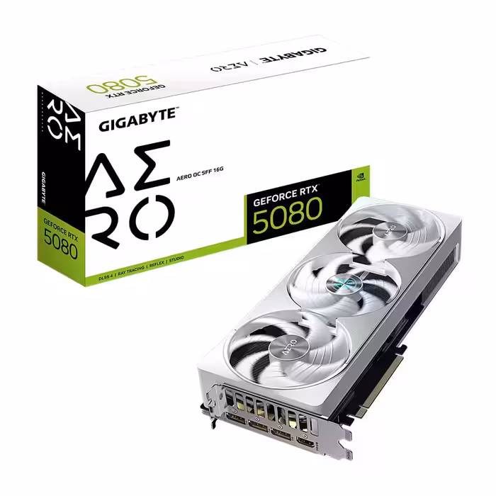 کارت گرافیک گیگابایت GIGABYTE RTX 5080 AERO OC SFF 16G