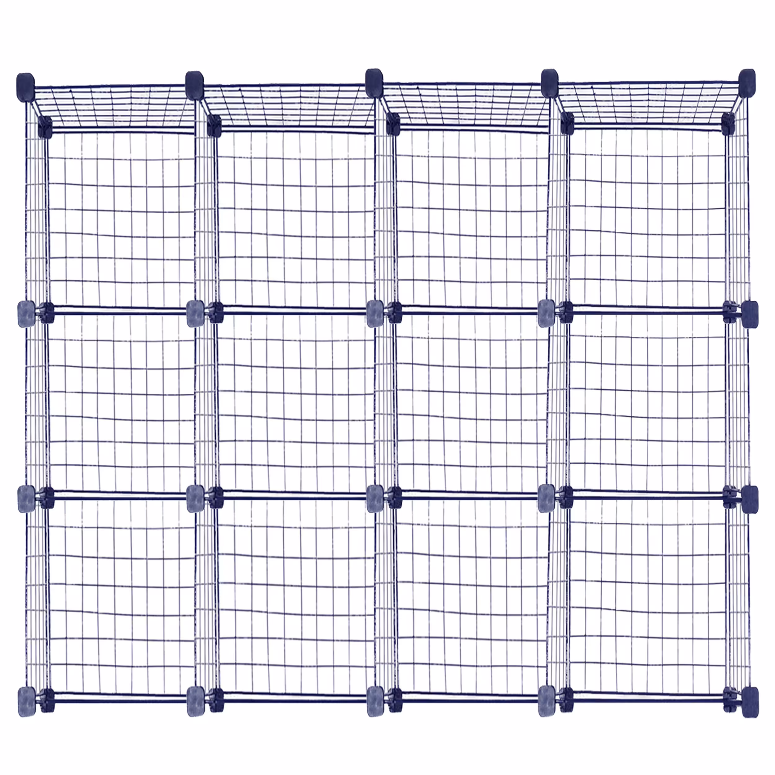 ست قفسه مشبک سه طبقه در چهار ردیف سایز 48x32(ارسال پس کرایه و به عهده مشتری)