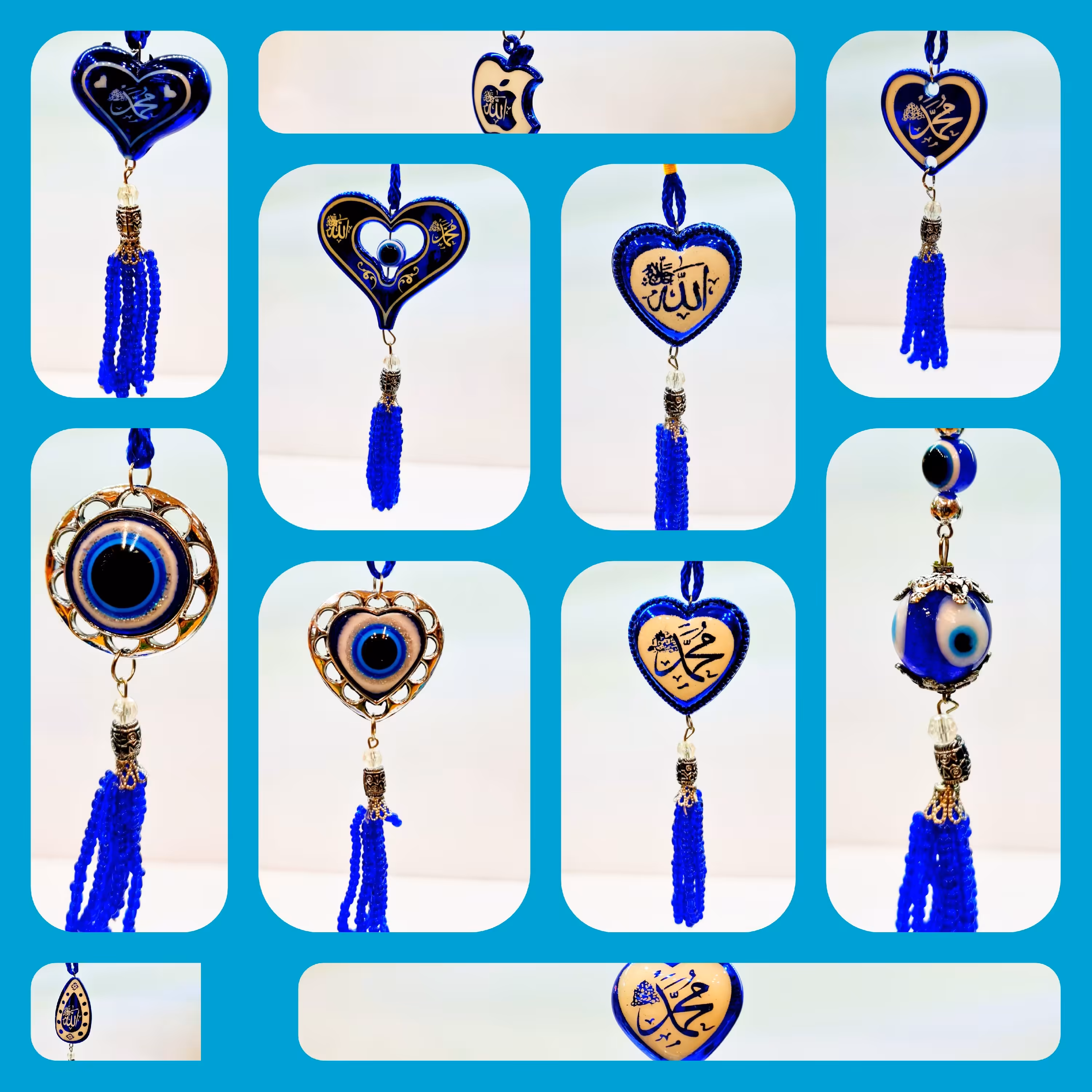 آویز ماشین  چشم نظر ( برای زیر آینه ماشین )..