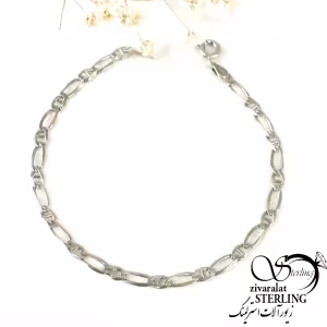 دستبند فیگارو نقره ساخت ایتالیا