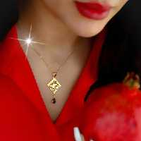 گردنبند نارگلد با سنگ مارکو