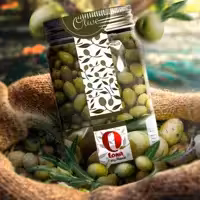 زیتون سبز بدون هسته سایز شماره 3 بصورت طبیعی همراه محلول طبیعی مخصوص وزن 1000 گرمی برند لونا