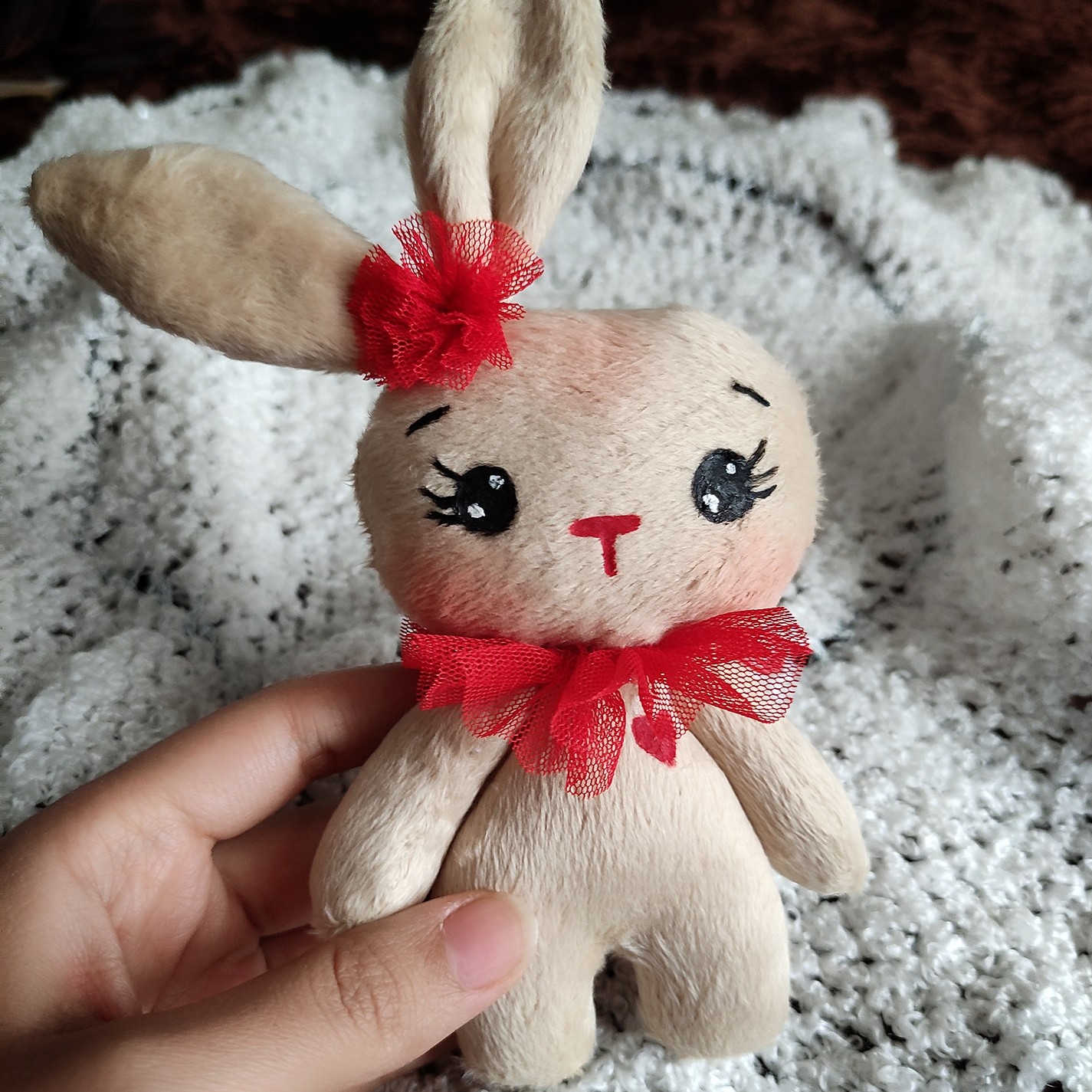 خرگوش نقلی پارچه ای