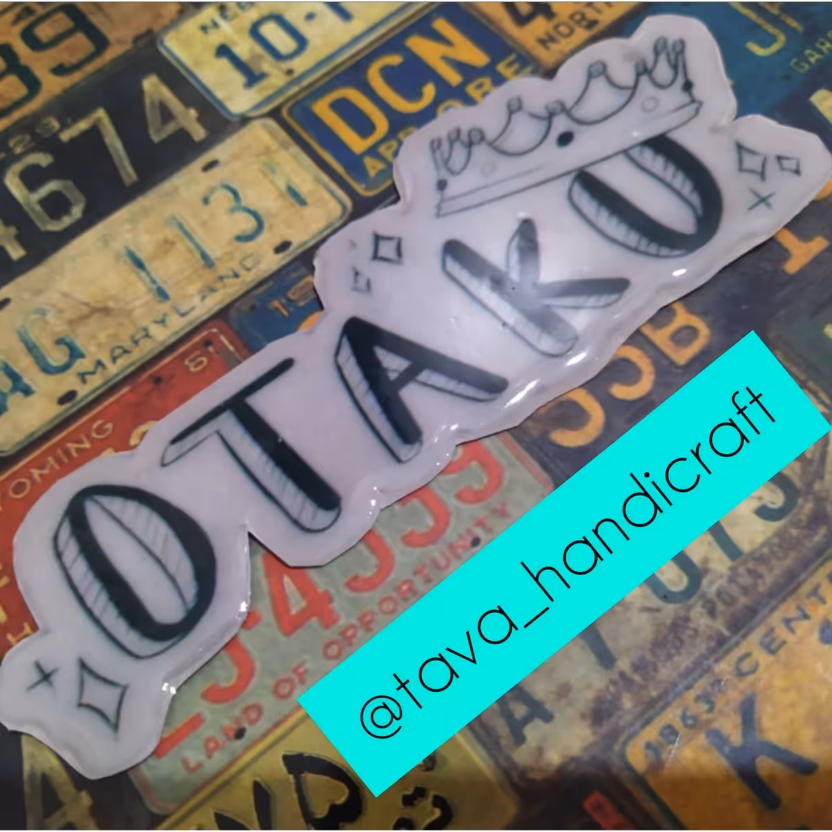 بوک مارک رزینی طرح اوتاکو