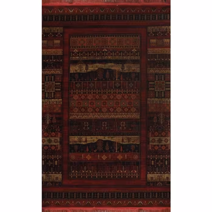 گبه ماشینی افرند زمینه لاکی کد l.803 (چهار متری)