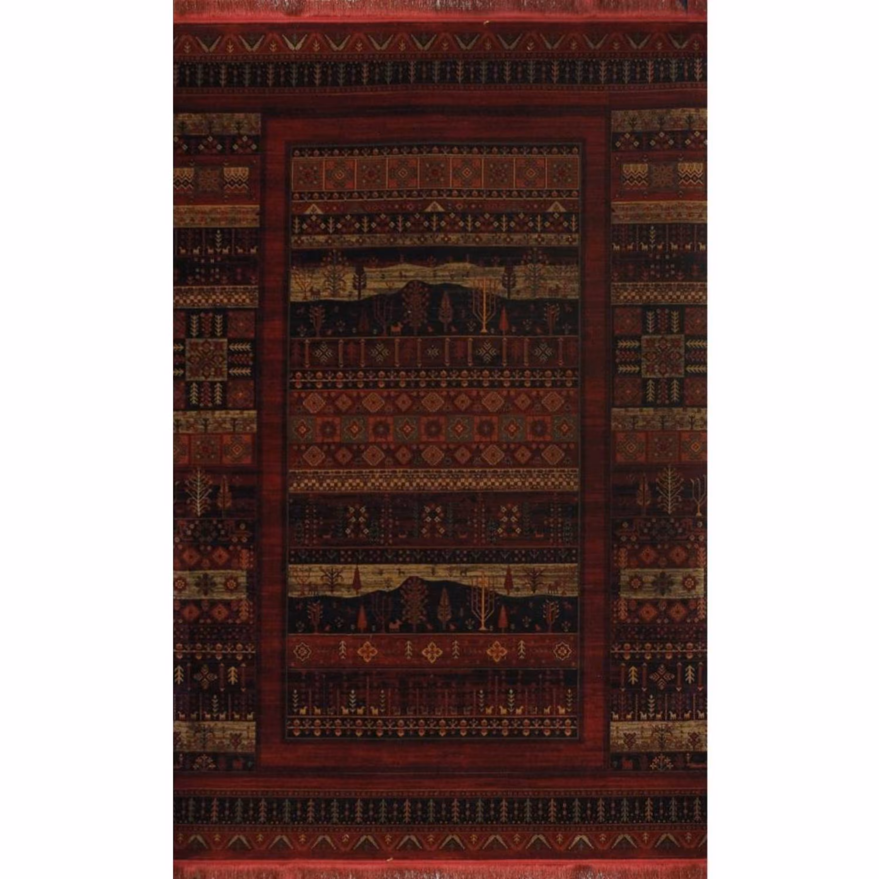 گبه ماشینی افرند زمینه لاکی کد l.803 (چهار متری)