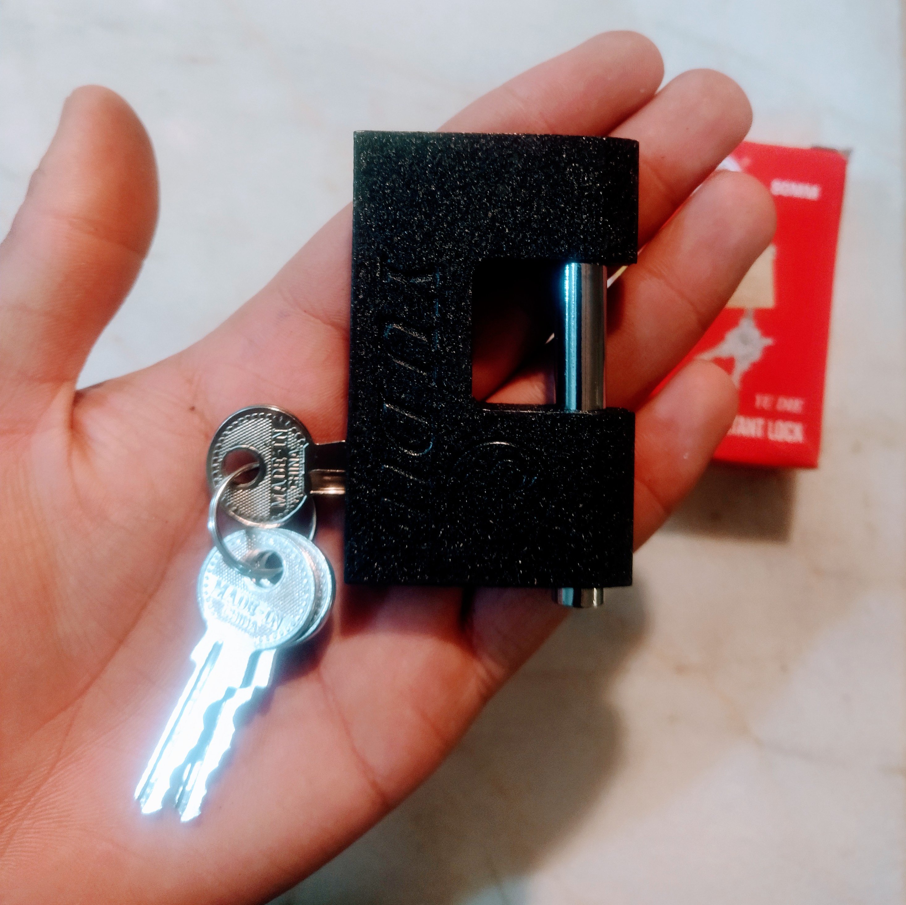 قفل کتابی چکشی 80