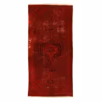 فرش دستبافت رنگ شده یک متری مدل وینتج کد 4101110