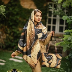 ست کیف مستطیلی و روسری