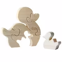 پازل اردک چوبی