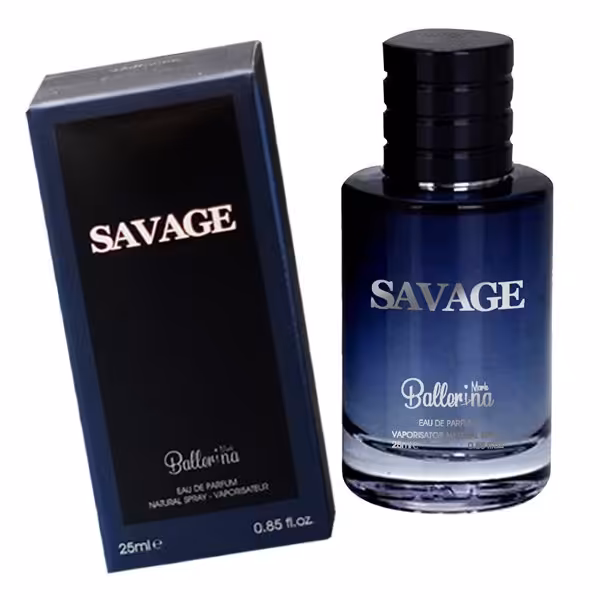 عطر جیبی مردانه بالرینا مدل ساواج Savage