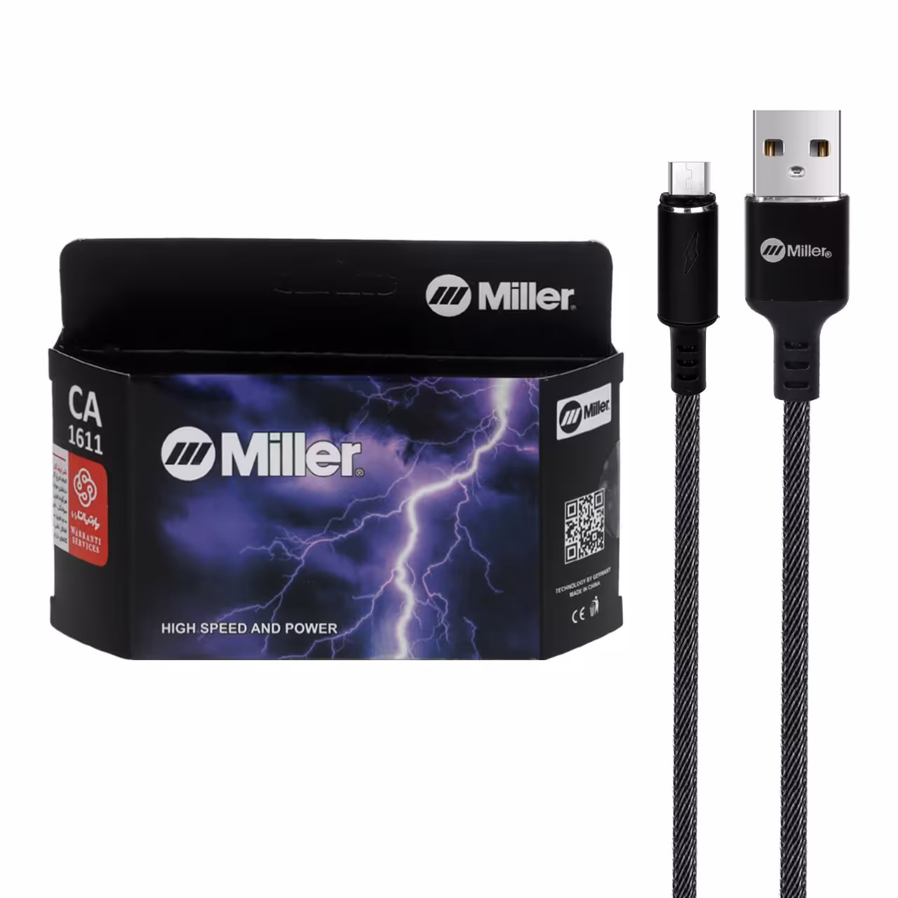 کابل شارژ سوپر فست اندروید Miller مدل CA-1611