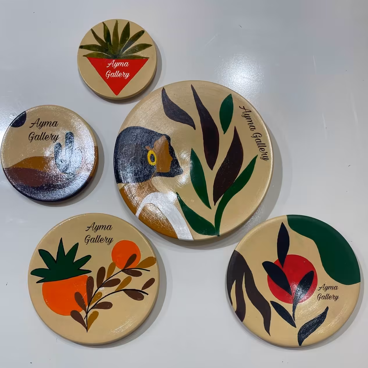 ست بشقاب دیوارکوب طرح بوهو