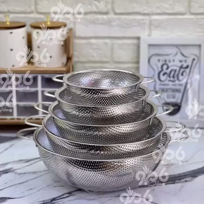 ست آبکش استیل پانچ سیلور