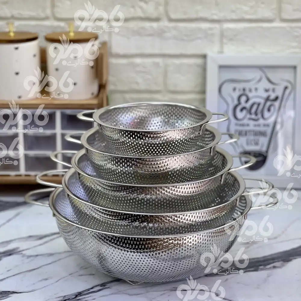 ست آبکش استیل پانچ سیلور