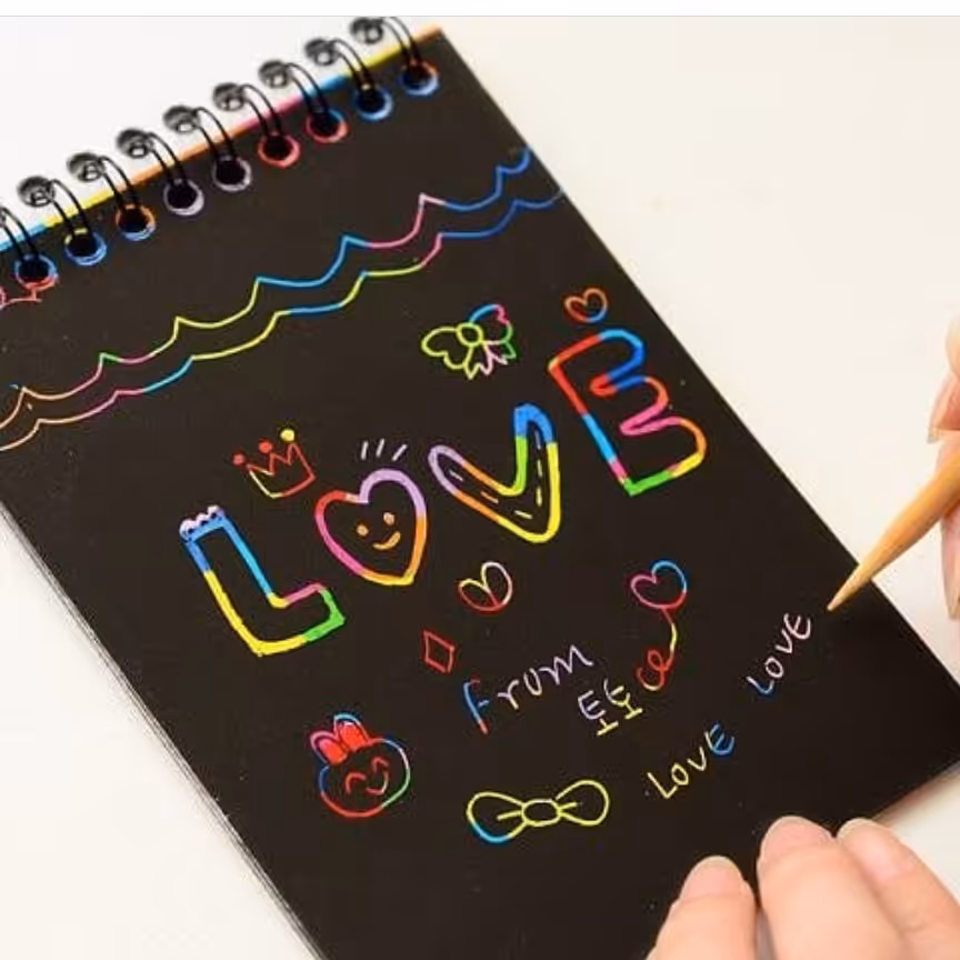 دفتر زغالی درسایز کوچک با کیفیت عالی و قیمت مناسب 