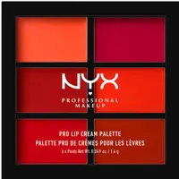 پالت رژ لب کرمی حرفه‌ای نیکس NYX (قرمز)