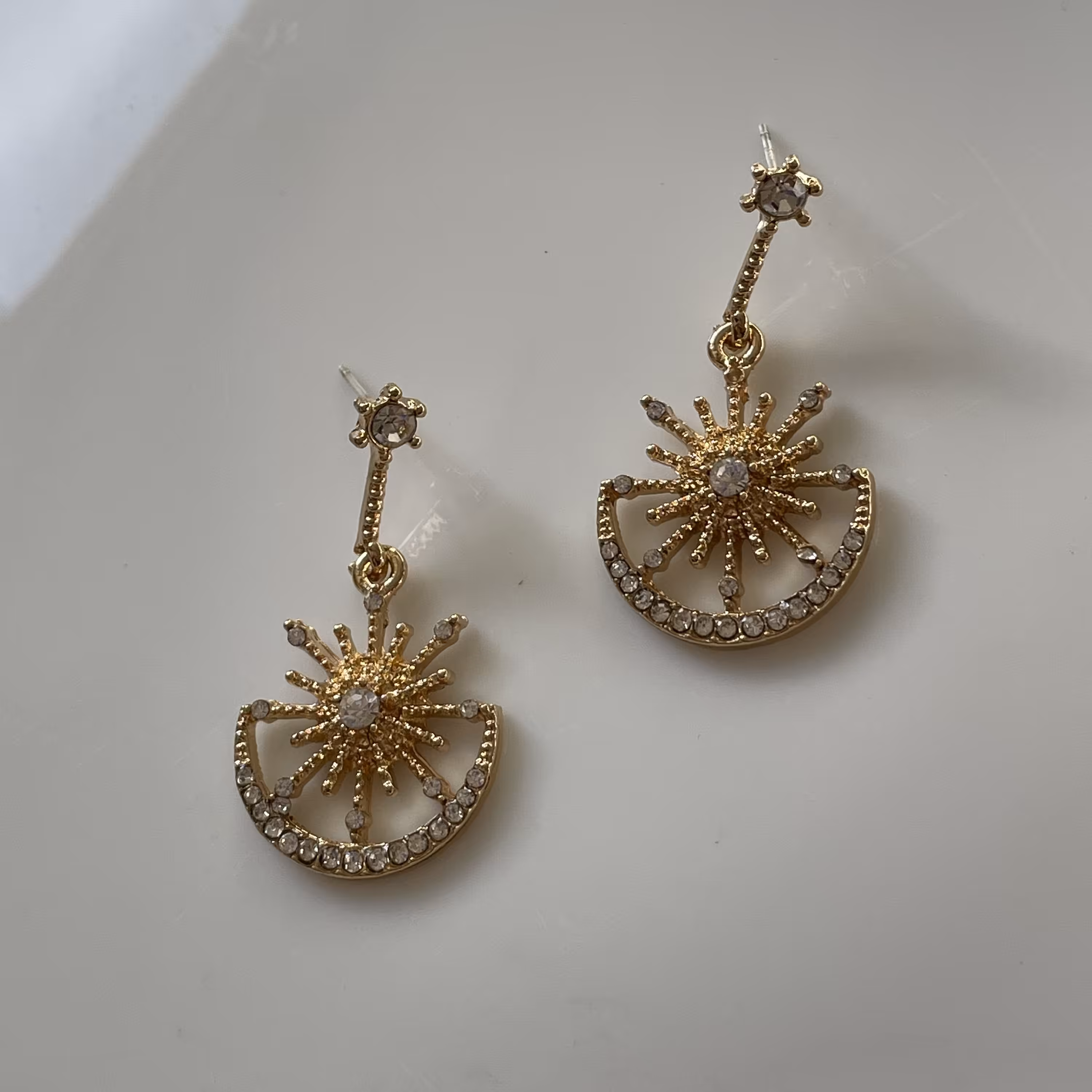 گوشواره ماه و ستاره آویز