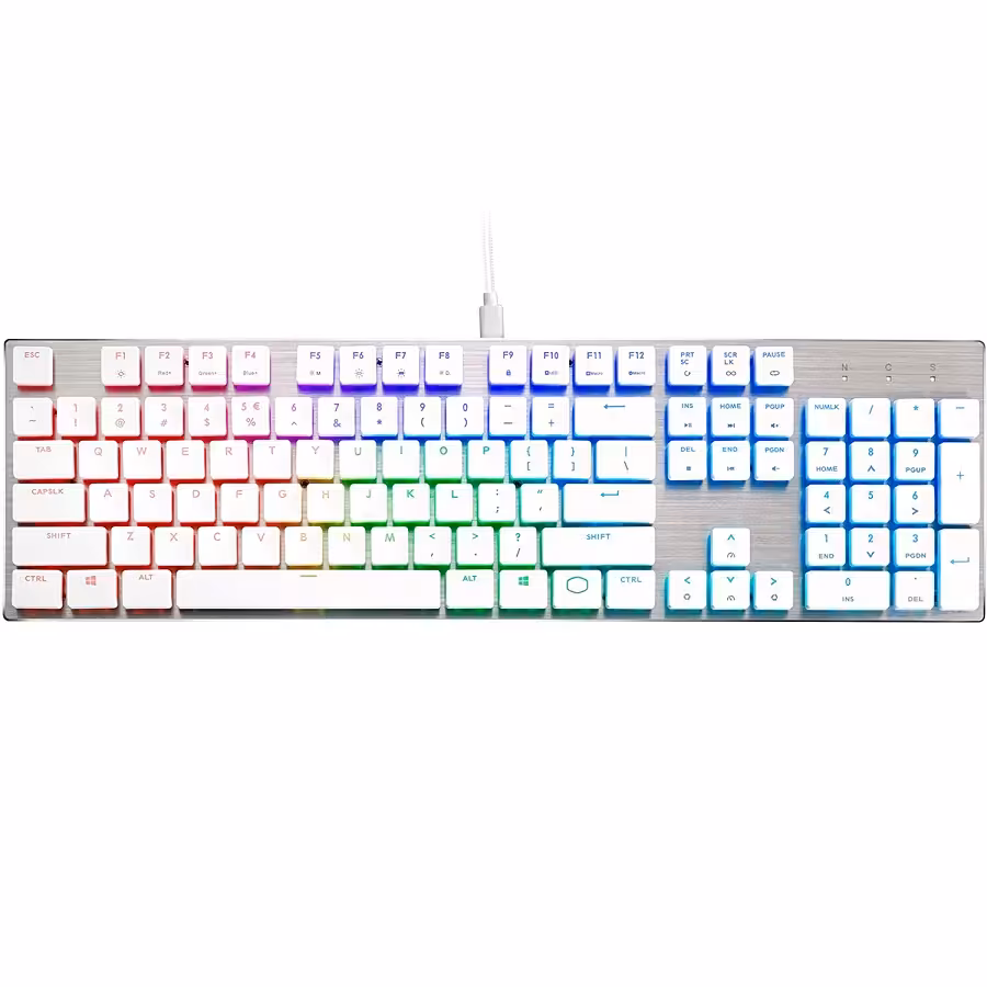 کیبورد گیمینگ کولرمستر مدل SK650 White