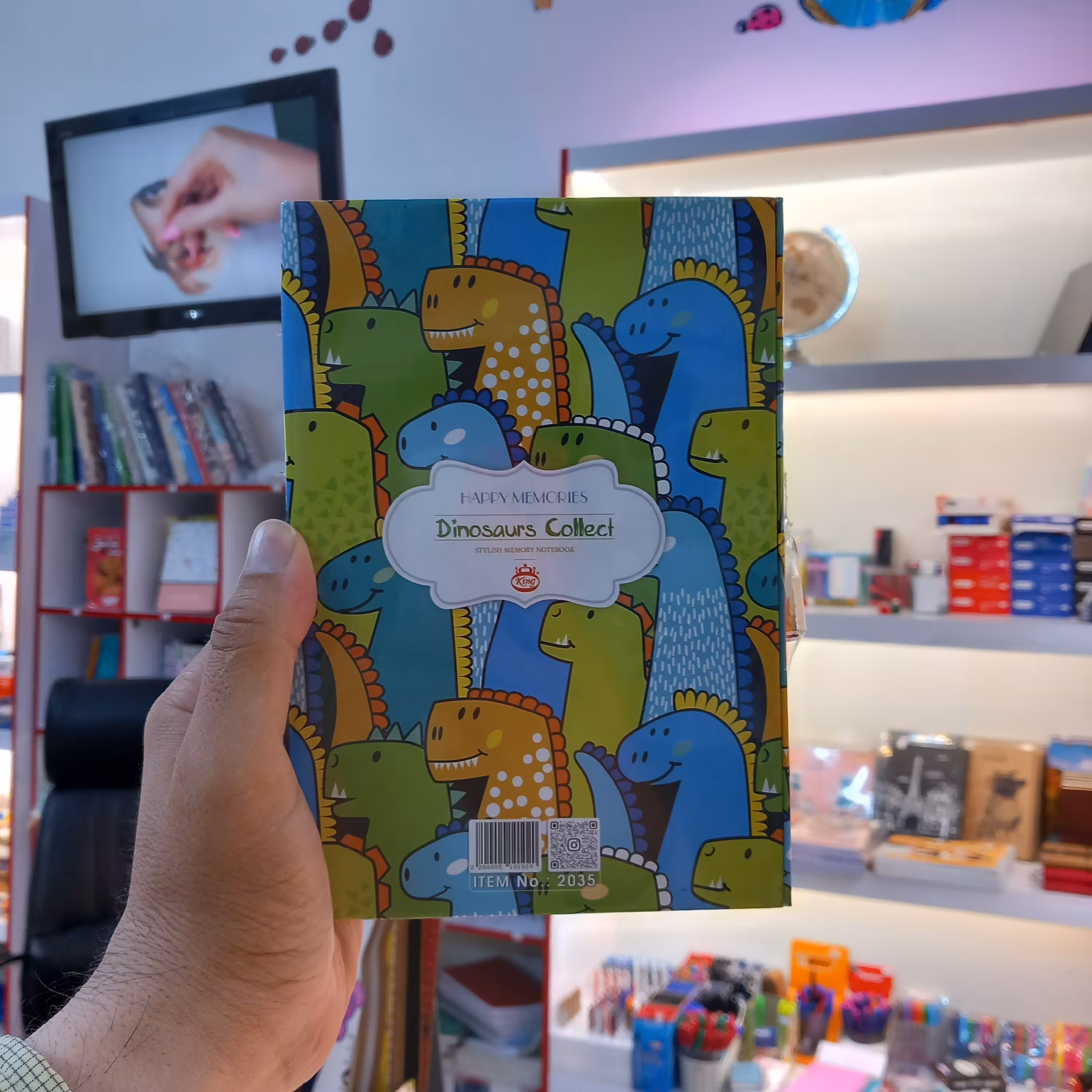 دفتر چه خاطرات قفل دار  مدل دایناسور