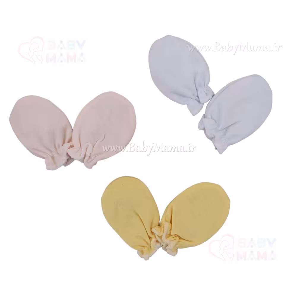 دستکش نخی نوزادی ساده