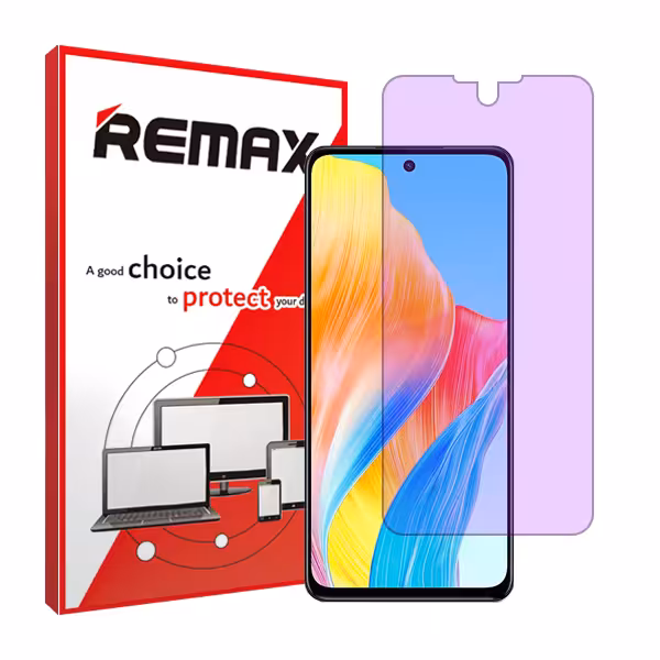 گلس اوپو A98 4G مدل هیدروژلی آنتی پرپل برند ریمکس کد S