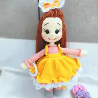 عروسک بافتنی دختر بهارناز